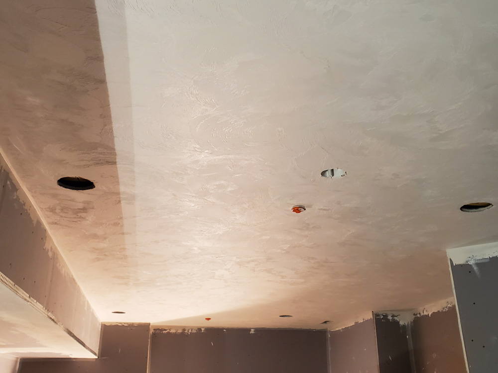 Finished Textured Ceilings - Part 1